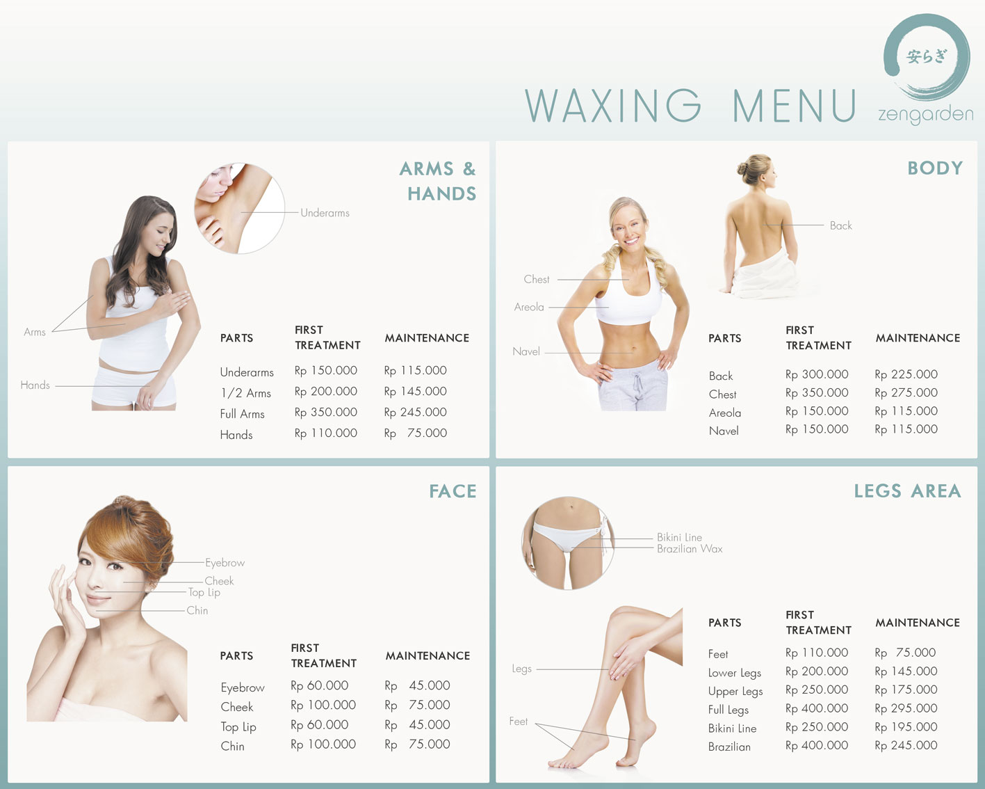 Waxing Bikini Area Prices